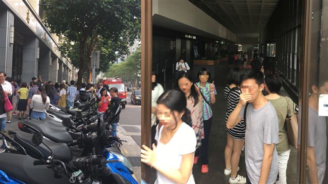 中央社大樓火警　小編臉書報平安