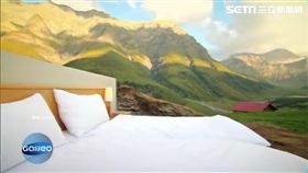 零星級,露天,套房,瑞士,高山,景色,旅客,朝聖