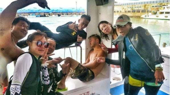 KID又掛彩？潛水險出事頭痛癱軟