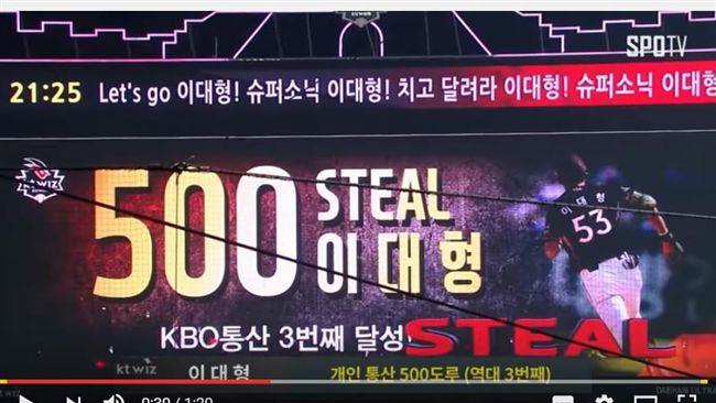 跑跑跑向前跑　李大炯500盜達成