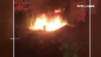 惡火燒3百坪平房　住戶緊急摸黑逃竄