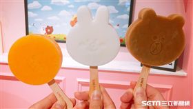 LINE FRIENDS冰棒,熊大,ICE MOSTER。（圖／LINE提供）