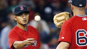 ▲波士頓紅襪與紐約洋基雙重戰，林子偉（左）首戰先發。（資料照／美聯社／達志影像）