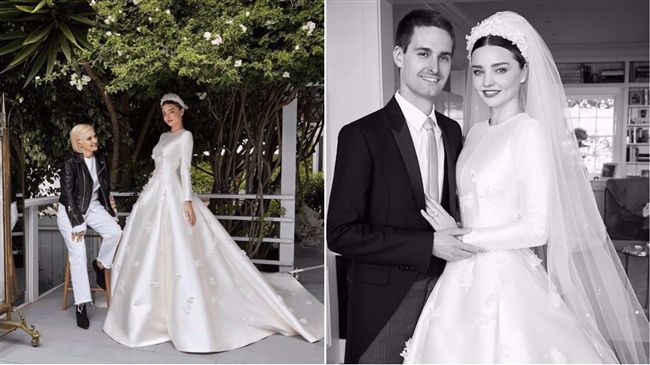 不甩收受珠寶醜聞　超模曬甜蜜婚紗照