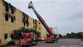 東元電機廠火警－圖／中央社