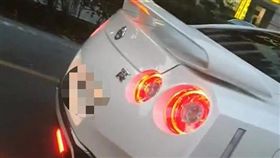 民眾拍下壤人的R8超跑身影。（圖／翻攝自林口大家庭）