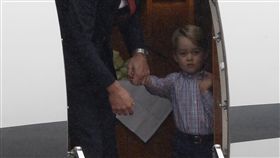 喬治王子、英國小王子、英國威廉王子、凱特王妃／（圖／美聯社／達志影像）