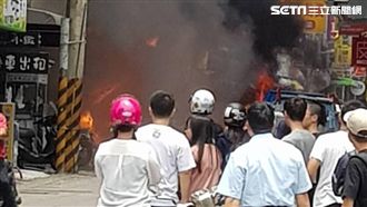 逢甲商圈氣爆陷大火　釀1死15傷