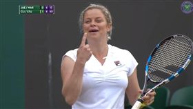 網球,溫布頓，溫網，克萊絲特絲（圖／翻攝自YouTube）