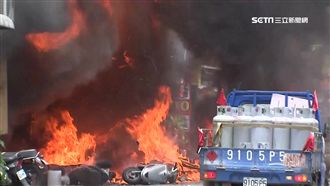 逢甲氣爆目擊者：隔壁人衣服燒起來了