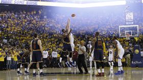 ▲NBA總冠軍賽熱鬧開打。（圖／美聯社／達志影像）