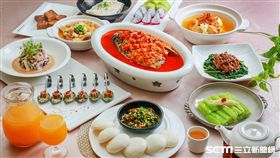 2017台灣美食展中餐合菜。（圖／大地酒店提供）