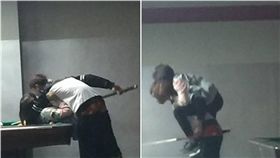 撞球,情侶,嘉義,球桌,爆料公社　圖／翻攝自爆料公社