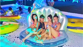 國際,日本,泳池,派對,游泳,夜間泳池,打卡,instagram,ig,hashtag