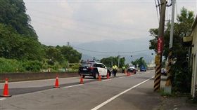 35度高溫下員警執行路檢勤務。（圖／翻攝自NPA署長室臉書）