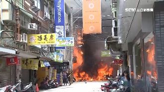 逢甲氣爆　倖存者驚恐：差點死在車內