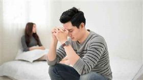 沮喪、吵架、情侶／達志影像／美聯社