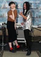 魏如萱的「末路狂花巡迴演唱會」7月即將登上台北小巨蛋，在練排時亂彈阿翔帶著蜆精探班。（記者邱榮吉/攝影）