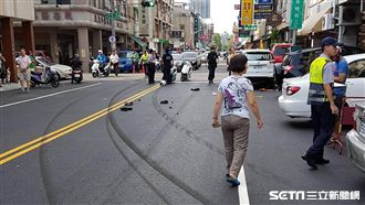 毒蟲拒檢逃逸　員警遭撞手腳骨折送醫