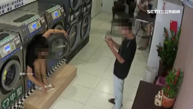 屁孩鑽洗衣機　業者怒：你該去垃圾桶