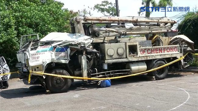 仰德大道連環車禍　手剎車被拆、超重
