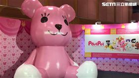 MOMO熊主題特展。（圖／記者馮珮汶攝）