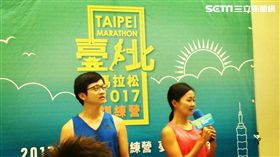 ▲江明俊與陳美璇。（圖／記者林辰彥攝影）