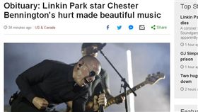 震驚！聯合公園主唱上吊身亡