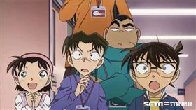 江戶川柯南,毛利小五郎,毛利蘭,服部平次,和葉,工藤新一,偵探,辦案,查案,懸疑,命案,歌牌,電影,名偵探柯南：唐紅的戀歌,上映,票房,柯南-向洋影業提供