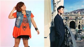 杜詩梅,潘瑋柏（合成圖／翻攝自杜詩梅、潘瑋柏臉書）