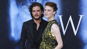 冰與火之歌,權力遊戲,Rose Leslie,Kit Harington,英國　圖／翻攝自每日郵報
