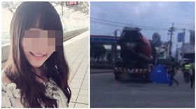 台中大雅刀削麵女大生（圖／翻攝自當事人臉書、「聯結車 大貨車 大客車 拉拉隊 運輸業 照片影片資訊分享團」）