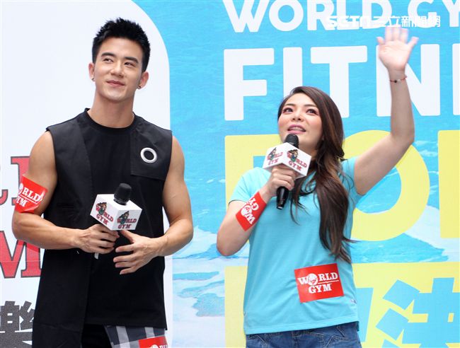 小甜甜、JR健身減肥成功因此愛上運動、分享經驗。（記者邱榮吉/攝影）
