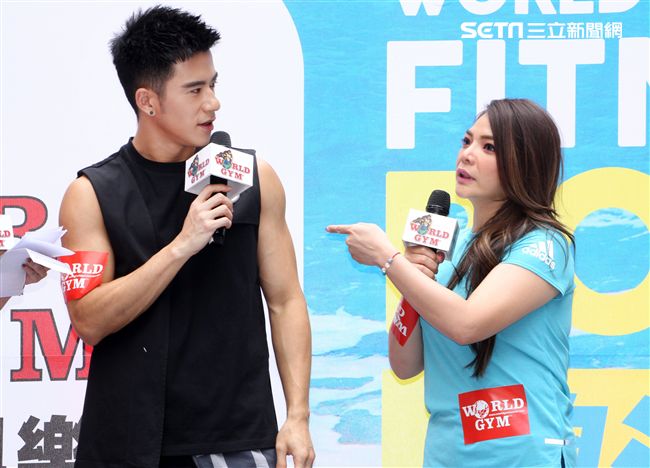 小甜甜、JR健身減肥成功因此愛上運動、分享經驗。（記者邱榮吉/攝影）