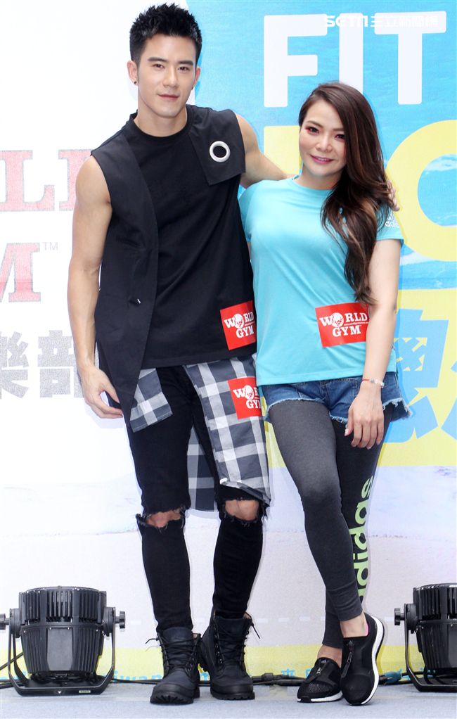 小甜甜、JR健身減肥成功因此愛上運動、分享經驗。（記者邱榮吉/攝影）