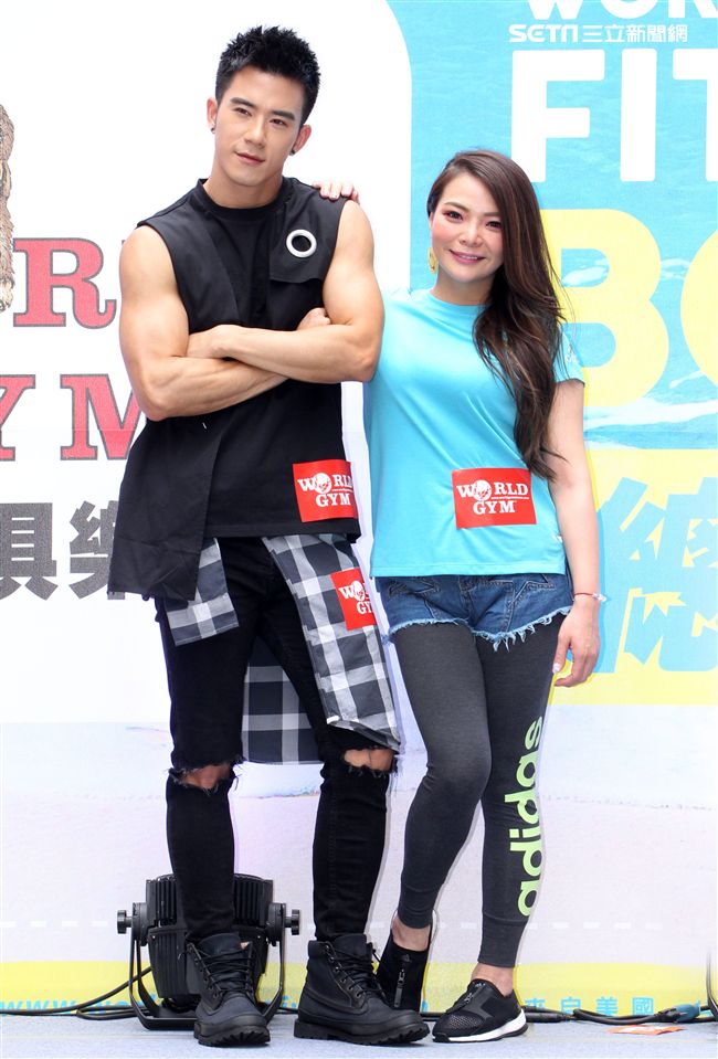 小甜甜、JR健身減肥成功因此愛上運動、分享經驗。（記者邱榮吉/攝影）