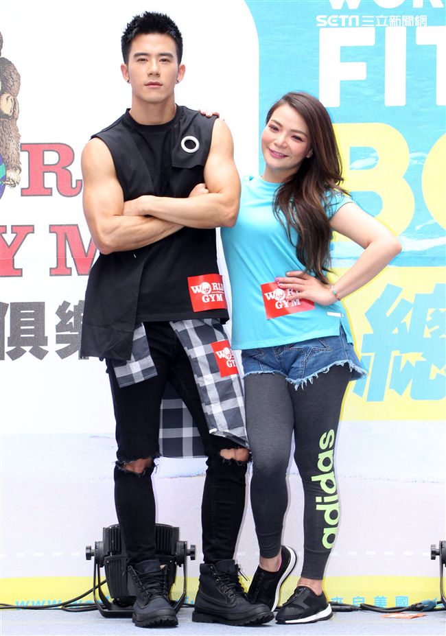 小甜甜、JR健身減肥成功因此愛上運動、分享經驗。（記者邱榮吉/攝影）