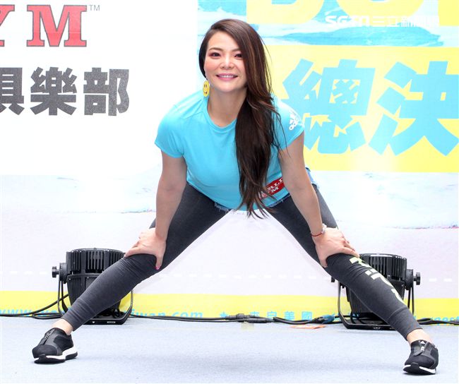 小甜甜、JR健身減肥成功因此愛上運動、分享經驗。（記者邱榮吉/攝影）