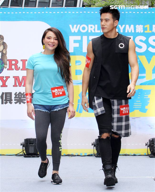 小甜甜、JR健身減肥成功因此愛上運動、分享經驗。（記者邱榮吉/攝影）