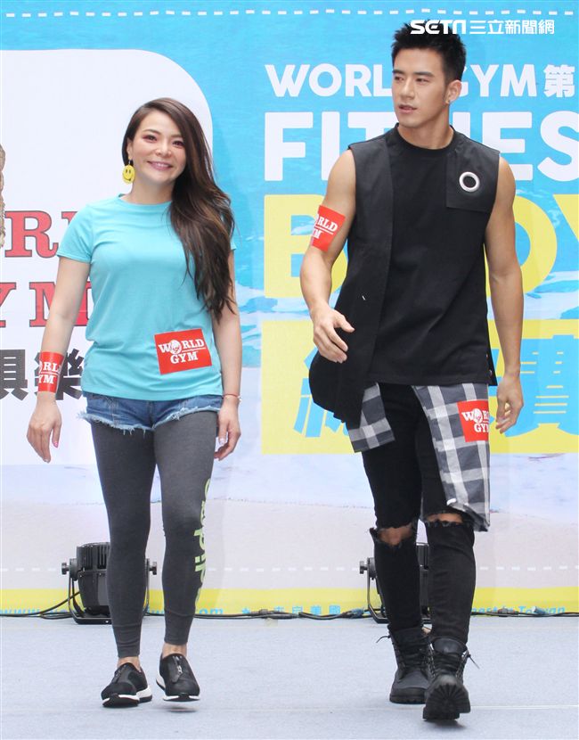 小甜甜、JR健身減肥成功因此愛上運動、分享經驗。（記者邱榮吉/攝影）