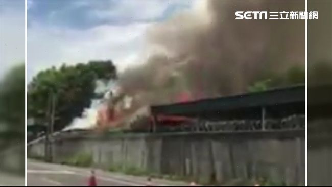 陸六軍團指揮部火警　濃煙直竄天際