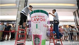 大陸,星巴克,冷飲,飲料,巨型杯