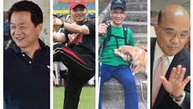 周錫瑋、游錫堃、侯友宜、蘇貞昌(圖/翻攝自周錫瑋、游錫堃、侯友宜、蘇貞昌臉書)