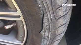 感情不順隨機刺輪胎　留字條嫁禍他人