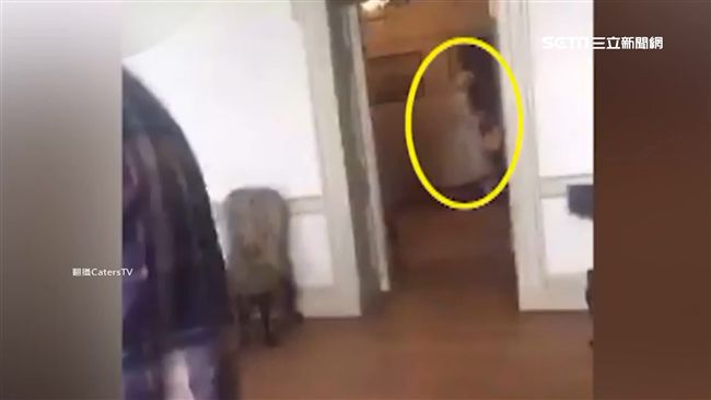 參觀宮殿遇到鬼　半透明女僕門口走過