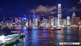 香港,夜景,。（圖／長榮提供）