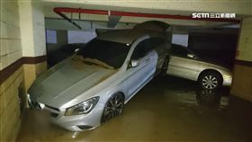 下雨,豪雨,淹水,台北市,內湖,豪宅,文德路,停車場,名車,泡水車,賓士,BMW,保時捷,保全,人為疏失,提告,求償
