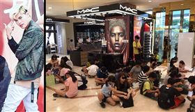 屁孩把百貨大廳當自家客廳坐！遭轟：聖粉素質差