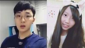 逢甲氣爆暖心韓籍老闆宋讚養、19歲的「鯊魚」陳冠伶（圖／翻攝自宋讚養、陳冠伶臉書）