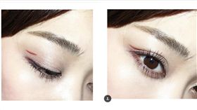 日本,妝容,美妝,眼線,変則ライン,貓眼,流行,(推特 https://twitter.com/namyiue/status/888396578406277121）